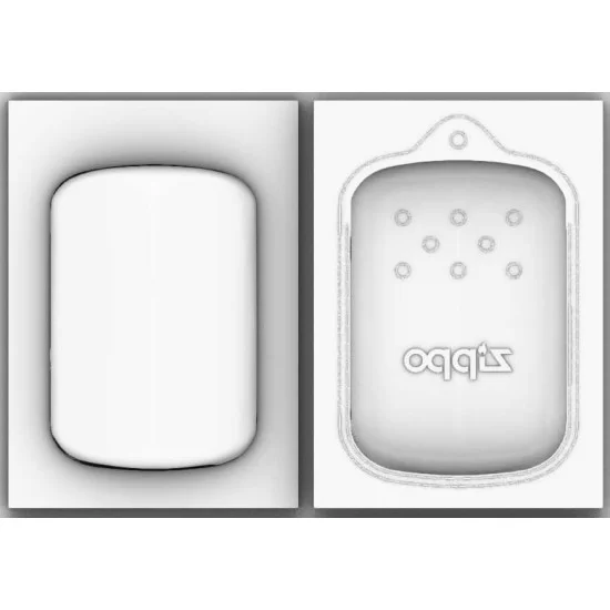 Zippo, Peacock, hand warmer, sleeve, case, mold, mould